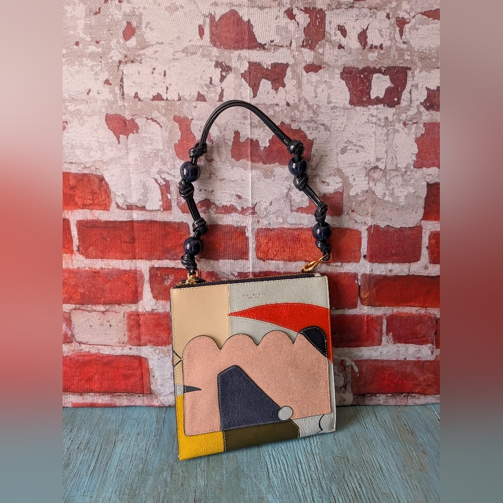 Tory Burch Rare Patchwork Handbag - image 8